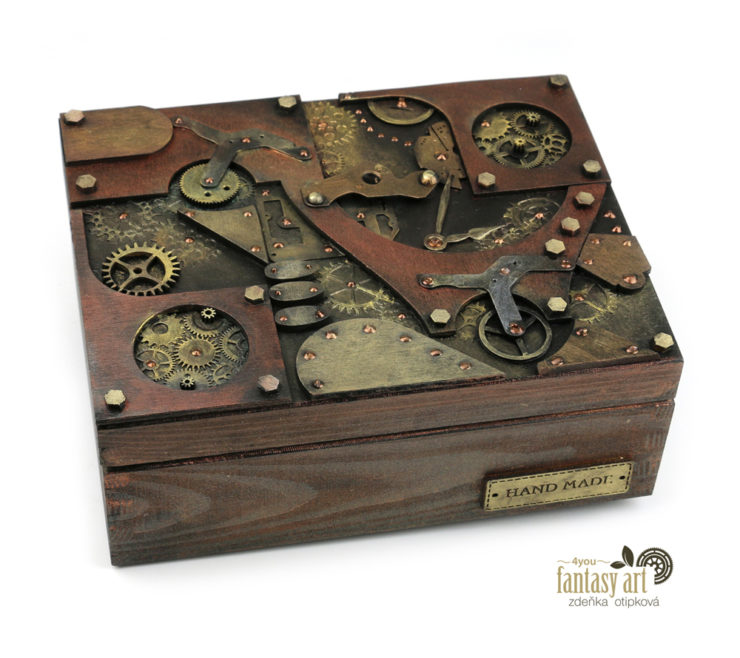 krabička steampunk